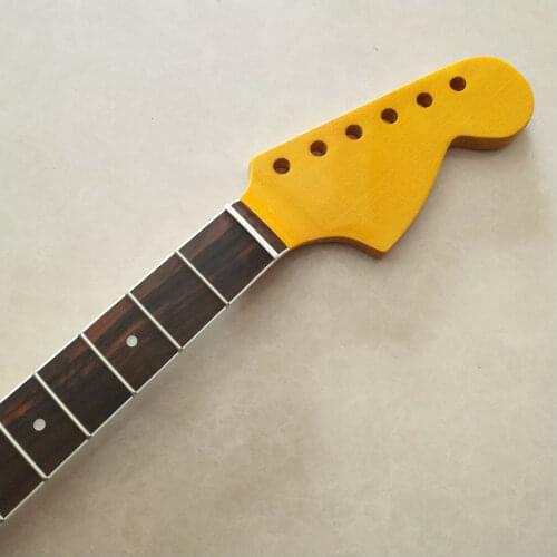 21 frets 25.5" Maple Rosewood Fretboard Electric Guitar Neck parts replace Big head
