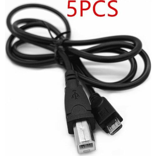5X Micro Usb Male To USB 2.0 B Male Data OTG Cable Phone Tablet To Electronic Piano Drum