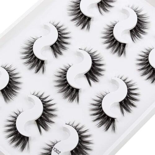 9 Pairs False Eyelashes Fake Lashes Long Makeup 3D Mink Lashes Eyelash Extension Mink Eyelashes For Beauty MA