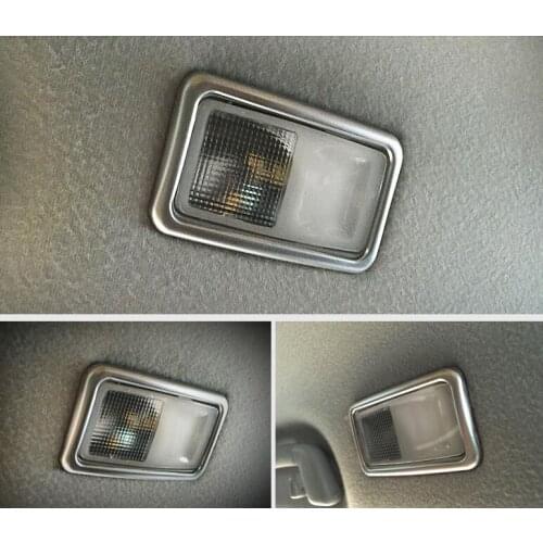 Free Shipping 4PCS Chromed ABS Plastic Interior Reading Light Cover Trim For Toyota Sienna 2011-16
