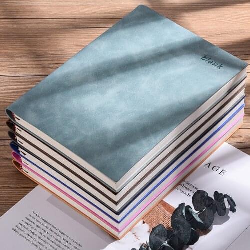 Student A5 Thickened Graffiti Hand-painted blank book Simple Soft PU Leather Notepad Small Fresh Fashion Office Accessories