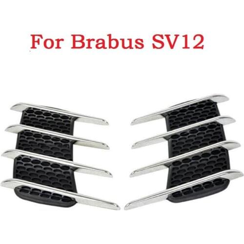 Good Car Shark Gills Exterior Decor Side Air Intake Flow Grille Vent Outlet Decorative Car Styling Modification For Brabus Sv12