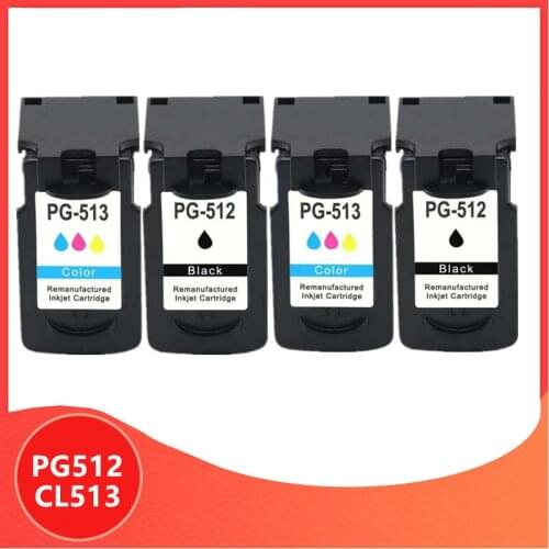 512XL PG512 CL513 Catridge Compatible for Canon pg 512 cl 513 ink cartridge Pixma mp230 mp250 MP240 MP270 MP480 IP2700 printer