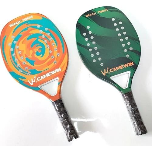 Summer Seaside Tennis Rackets Adult Professional All Carbon Beach Tennis Paddle Racket Soft EVA Face Tennis Raqueta With Bag /40
