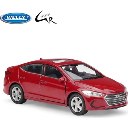 WELLY 1:36 Model Car Simulation Alloy Metal Toy Car Childrens Toy Gift Collection Model Toy Gifts HYUNDAI Elanrta