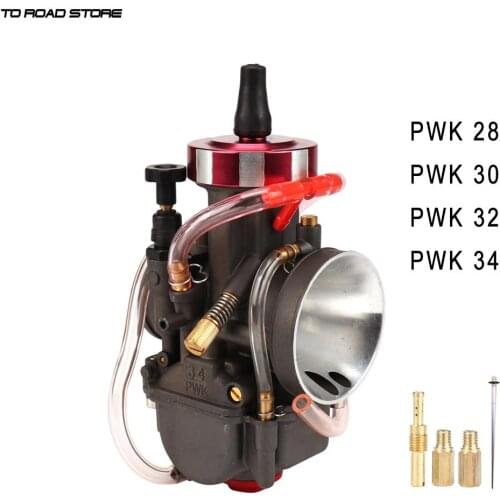 Motorcycle Carburador 28 30 32 34mm Power Jet 4T PWK PE For 125cc 150 200 250 350cc Dirt Bike MX Motocross Motorcycle Universal