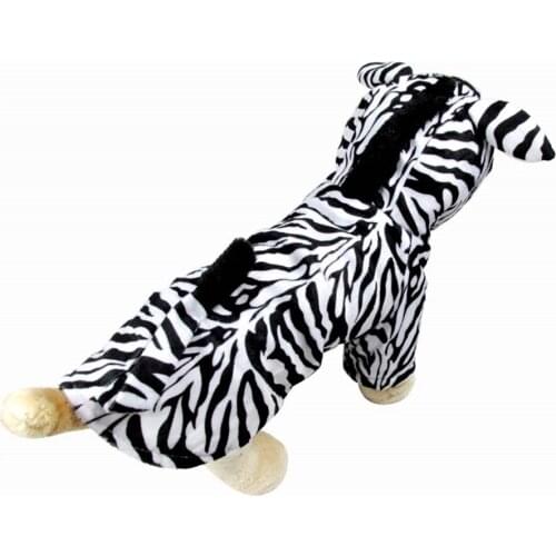 Zebra Style Pet dogs Coat Free Shiping By CPAM Dogs Clothing
