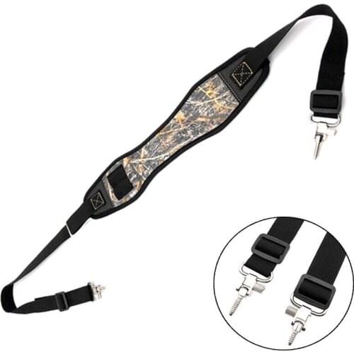 Tactical Camo Rifle Sling Shot Gun Strap Belt Camouflage Adjust Belt With Construction Fastener For Outdoor Shooting Hunting