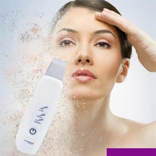 Wonder Sonic Facial Pore Cleanser Ultrasonic Skin Care Cleaner Peel Face Deep Cleaning Machine Scrubber Anti-age Wrinkle Remover