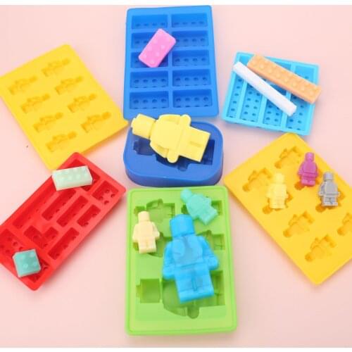 Triple Robot Cake Moulds 3D Silicone Mousse Chocolate Sugarcraft Dessert Baking Mold Fondant Cake Decoration Tool