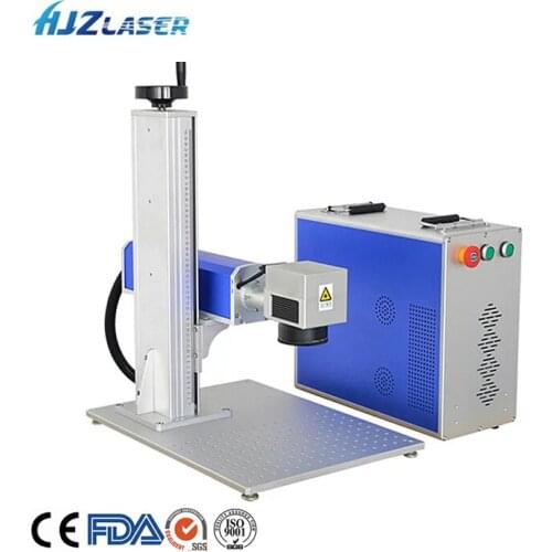Fiber 30 Watt Laser Marking Machine For Metal & Plastic With Rotary Devices