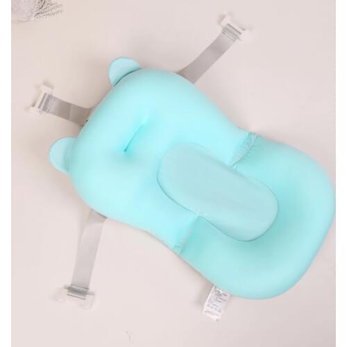 High Quality Baby Shower Bath Tub Pad Non-Slip Bathtub Seat Support Mat Newborn Safety Bath Support Cushion Foldable Soft Pillow