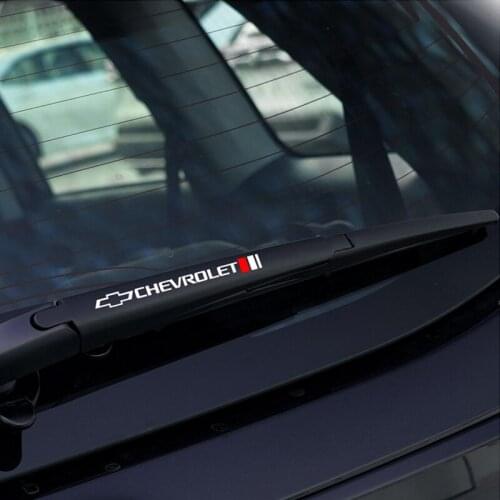 2/3PCS Car Window Wiper Decor Stickers For Chevrolet Cruze Aveo Lacetti Captiva Cruz Niva Spark Orlando Epica Sail Sonic Lanos