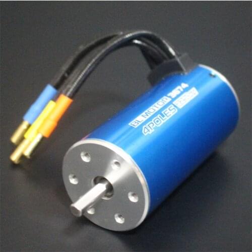 4-Poles 3674 2250KV brushless motor violent motor For HSP 1/8 RC Car Perfect For 2S-5S Lipo 100A 120A 150A Waterproof ESC