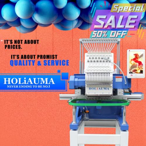 Small size good quality computerized single head embroidery machine 1501N