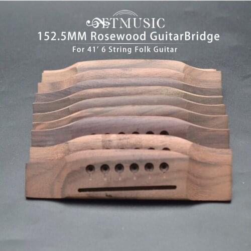 1pcs 152.5MM Rosewood Bridge for 41' 6 String Folk Guitar Acoustic Guitar Bridge Guitar Parts