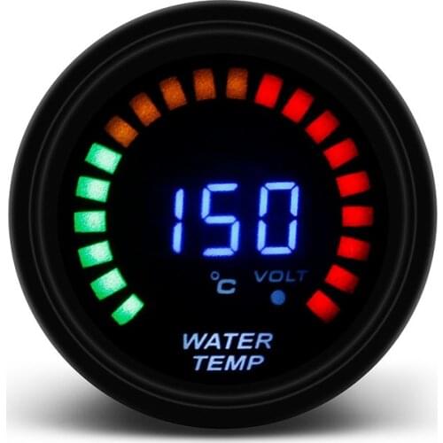 52mm 2 Inch LCD Digital Water Temp Gauge With Sensor water Temperature gauge car meter YC101341