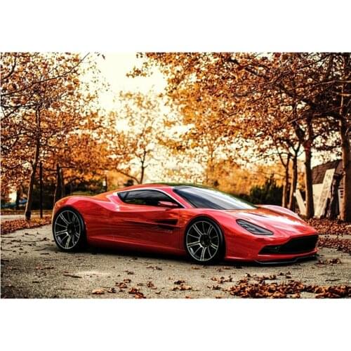 5d diamond painting full diamond landscape sports car cross stitch mosaic art diamond embroidery picture home wall decoration