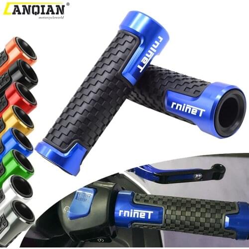 7/8" 22mm Motorcycle Accessories CNC Rubber Handlebar Grips Hand Bar Grip For BMW R NINE T RNINET Cafe Racer Pure Scrambler Part