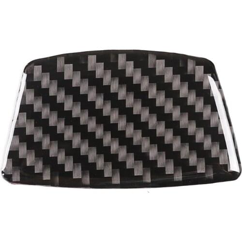 Car Universal Carbon Fiber Side Door Window Middle-Pillar, Wheel Eyebrow, Rear Trunk Anti Scratch Cover Trim 6.5*4.5cm