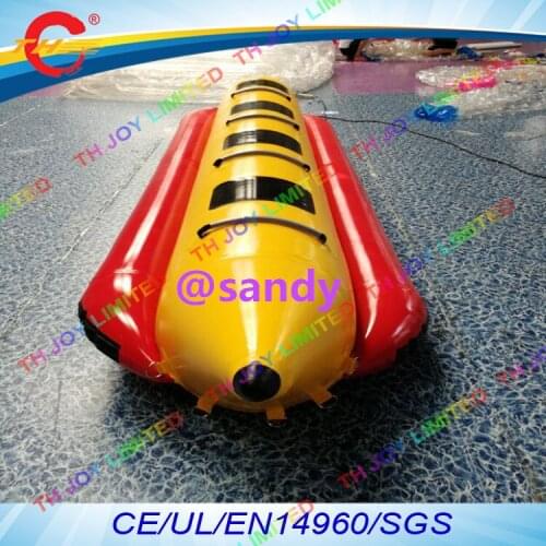 Free air shipping to door,water game,inflatable water sport water toy,adult human Inflatable Banana Boat