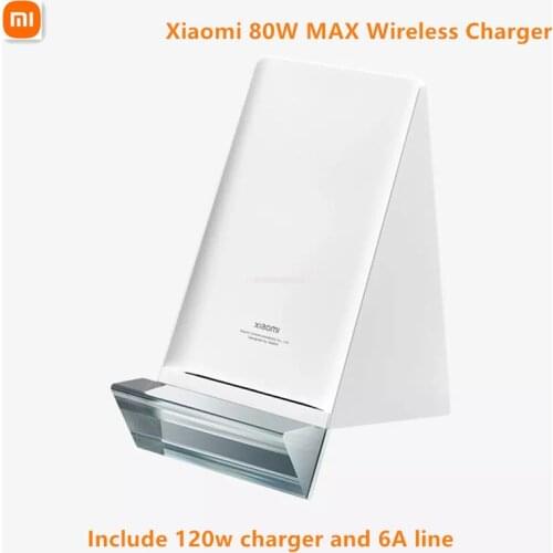 Xiaomi 80W MAX Wireless Charger Stand Smart Temperature Control Vertical Base Compatible With Smart Wireless Charging For Xiaomi