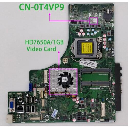 CN-0T4VP9 0T4VP9 T4VP9 IPIMB-OP w HD7650A/1GB GPU SLJ85 for Dell One 2330 Motherboard Mainboard