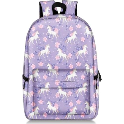 Children Unicorn School Bag Book Scool Female Backpack For Girl Child Kid Infant Schoolbag Baby Teenager Women Back Pack