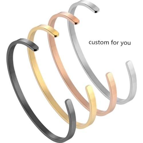 Elanuoyy Rigid Bracelets