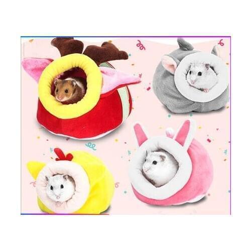 Small pet mini hedgehog cotton nest sleeping nest warm nest winter hamster cotton nest golden bear squirrel honey bag