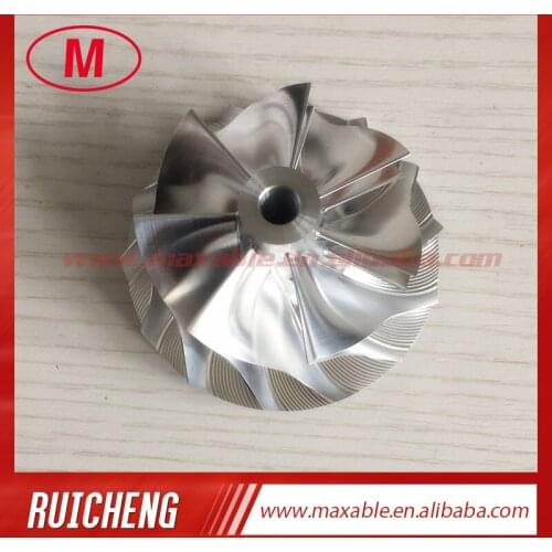 K26 54.64/71.00mm 7+7 blades 5326-123-2209 Turbo Billet/milling/aluminum 2618 compressor wheel for 5326-970-7700/5326-970-7701