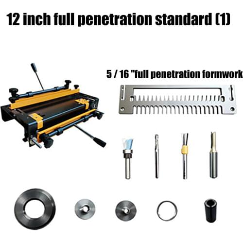 12 inch 30CM Dovetail Jig Porter Cable Machine Wood Cabinet Woodworking Tool With 5 / 16 " Full Penetration Formwork