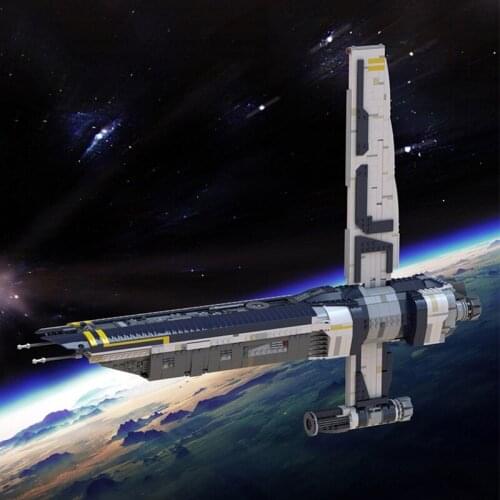 Space War V2 Warship Venator Class Republic Attack Cruiser-The Stinger Mantis Fallen Order Venator r Building Block Toy Gift