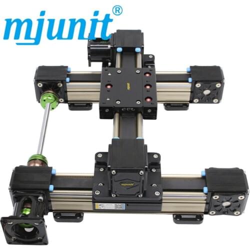 Mjunit linear module of synchronous belt slide guide rail, gantry slide linear guide actuator for automatic gluing reciprocating
