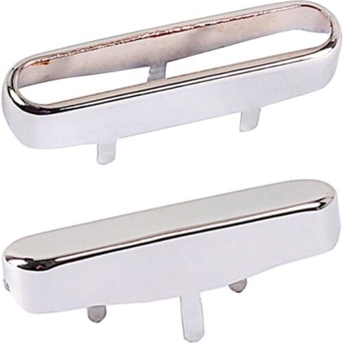 Electric Guitar Metal Brass Neck Pickup Cover for Telecaster Replace Parts Brass Neck Pickup Cover for Electric Guitar Parts