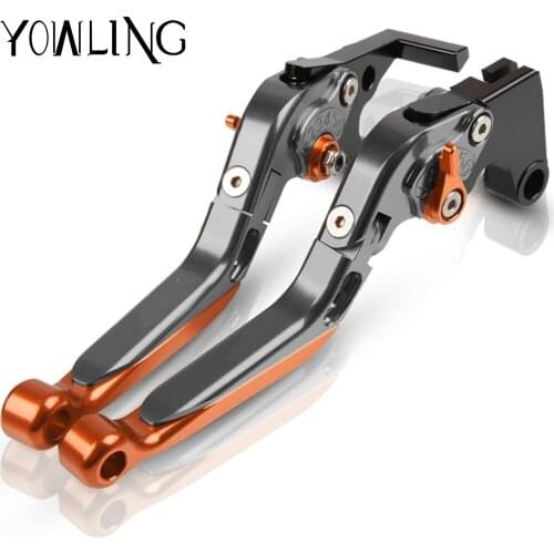 Motorcycle Brake Clutch Lever Extendable Adjustable Motorbike Brakes Handle Levers For 690 SMC/SMC-R//R 2012 2013
