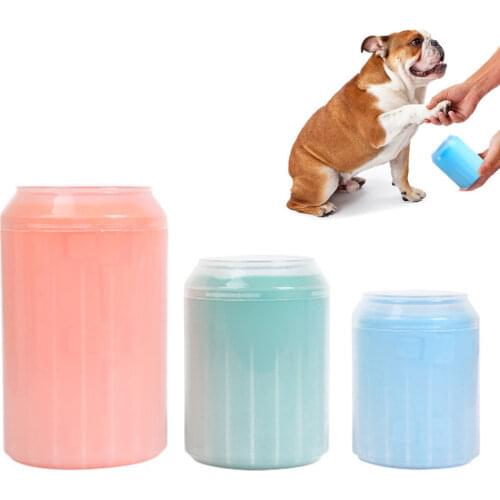 Soft Silicone Dog Paws Clean Cup for Small Large Dogs Portable Outdoor Pet Foot Washer Cat Dirty Paw Wash Tool Cleaning Supplies