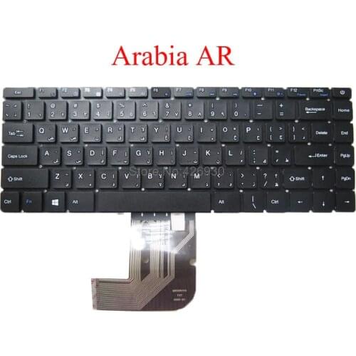 Laptop AR Keyboard For Chuwi For Lapbook SE CWI528 CWI547 13.3 Arabia MB3081004 YXT-NB93-93 black without frame new