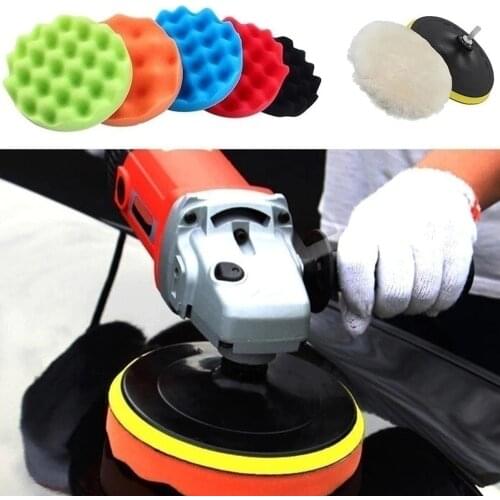 Compound-Polishing-Auto Drill Adapte,22 Pcs 3 Inch Buffing Waxing Polishing Sponge Pad Kit For Car Cleaning Tools Accessories