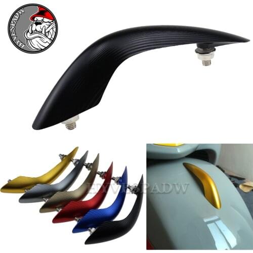 Motorcycle Front Fender Nose Decorater Beak CNC Aluminum Accessories for Piaggio Vespa GTS 250 300 All Year 2017 2018 2019 2020