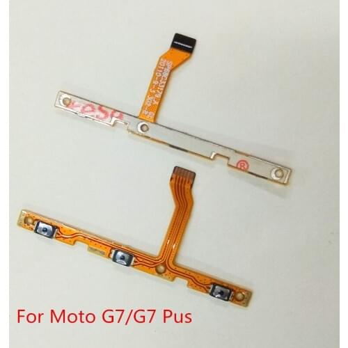 Power & Volume Switch Side Buttons Key Flex Cable Replacement Parts For Motorola Moto G7/G7 Plus/G7 Power/G7 Play
