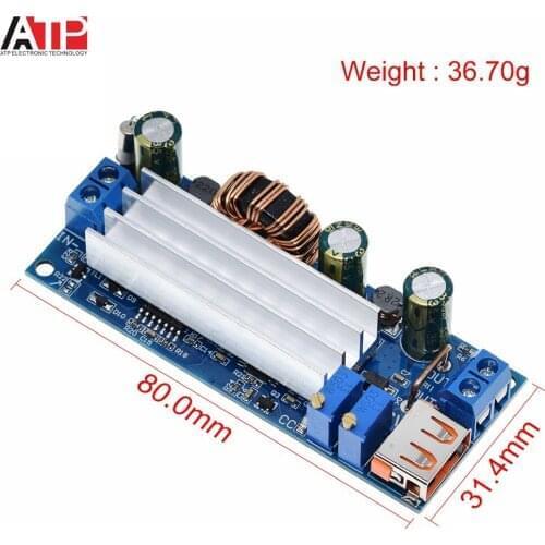 DC DC Step Up Boost Converter 2-24v to 3-30v 4A 80w CC CV Power Module Adjustable Regulated power supply 3.7V 6V 9V 12V With USB