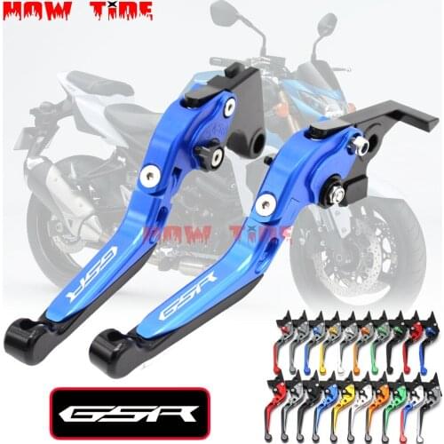 For SUZUKI GSR 750 GSR750 2011-2018 Adjustable Motorcycle Folding Extendable Brake Clutch Lever