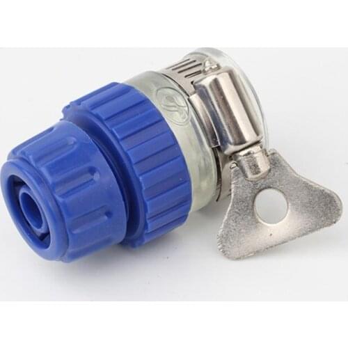 Blue Transparent Multifunction Tap Joint Quick Connector Car Wash Water Gun Garden Irrigation Tap Adapter