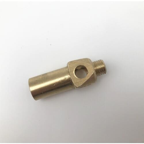 New jet for burner , homebrew fitting