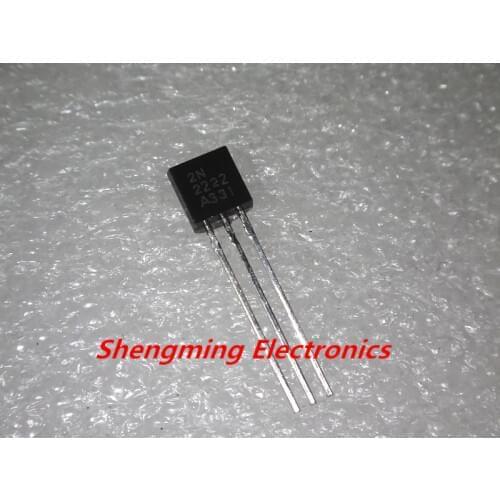 1000PCS 2N2222 MPS2222 Transistors NPN TO-92 0.8A 40V