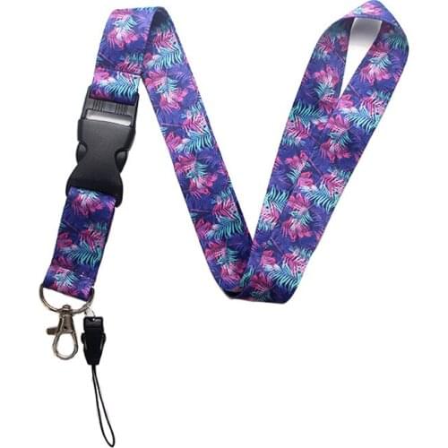 Rainforest Keychain Lanyard Neck Strap for Key ID Card Straps Badge Holder DIY Hanging Rope Neckband Accessories