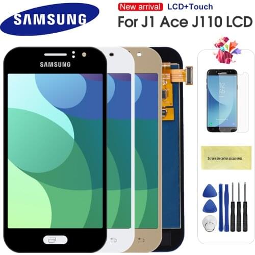 LCD For Samsung Galaxy J1 Ace J110 SM-J110F J110H LCD Display Touch Screen Digitizer Assembly Replacement Can Adjust Brightness