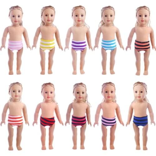 10 Styles Doll Clothes Underwear Choose Our Generation For 18 Inch & 43 Cm Dolls Born Baby Doll Toys For Girls