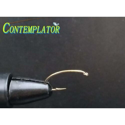 30pcs 5sizes Fly Tying Shrimp&Caddis Pupae Hooks/Wide Gape Reversed Nymph Hook 8# 10# 12# 14# 16# Eye-down Bared Scud Back Hook